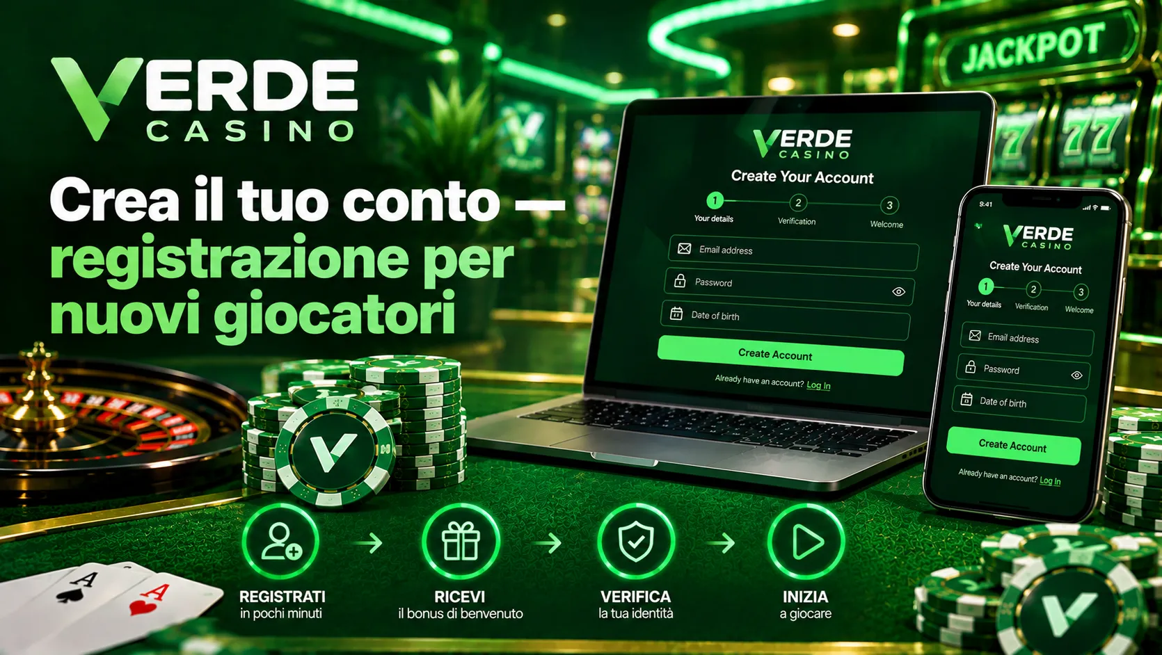 Casino Verde Registrazione